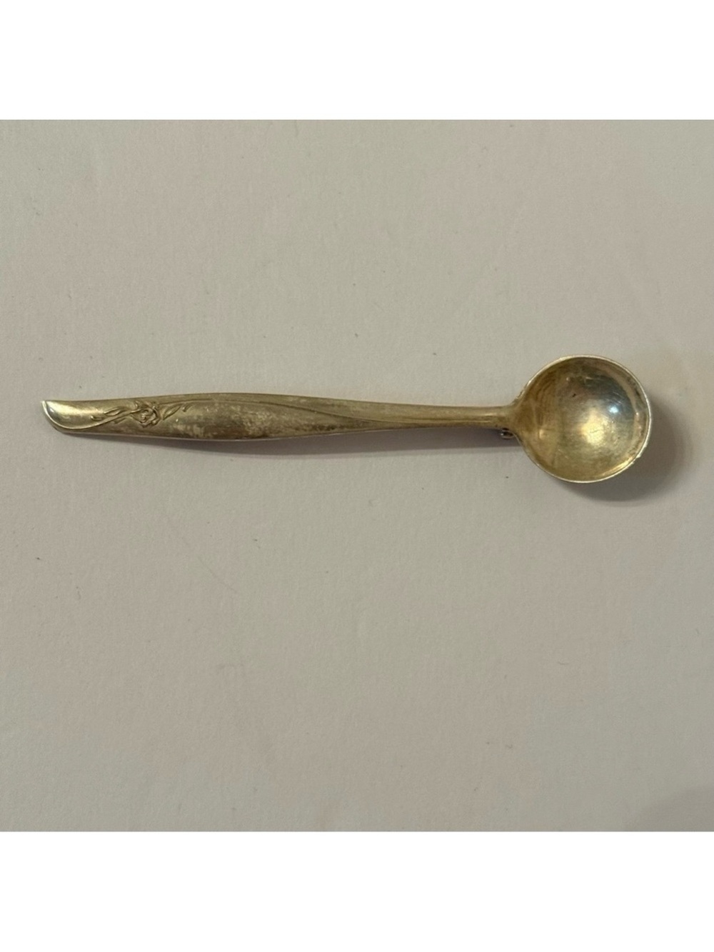 GORHAM BROOCH PIN STERLING SILVER SPOON SIGNED VINTAGE 5.4 g